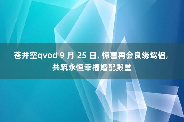 苍井空qvod 9 月 25 日， 惊喜再会良缘鸳侣， 共筑永恒幸福婚配殿堂