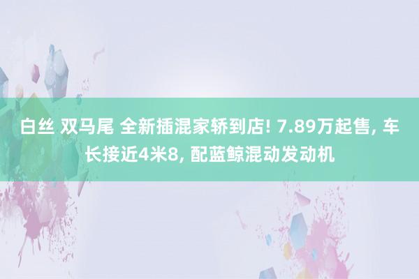 白丝 双马尾 全新插混家轿到店! 7.89万起售， 车长接近4米8， 配蓝鲸混动发动机