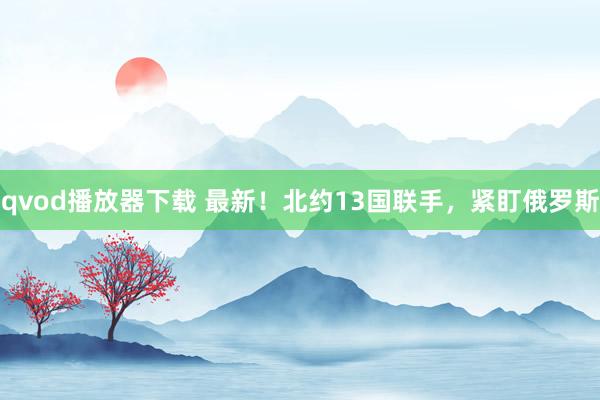 qvod播放器下载 最新！北约13国联手，紧盯俄罗斯