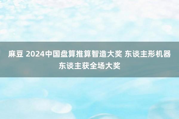 麻豆 2024中国盘算推算智造大奖 东谈主形机器东谈主获全场大奖