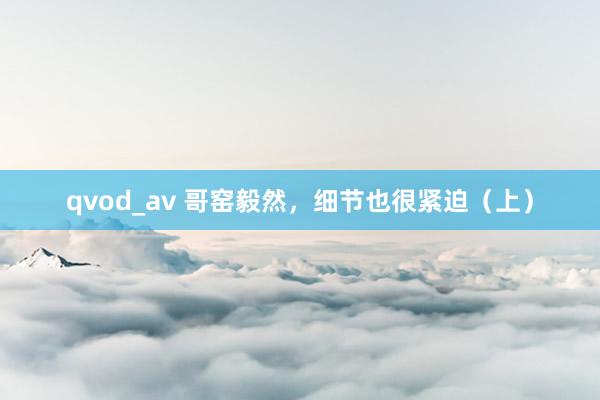 qvod_av 哥窑毅然，细节也很紧迫（上）