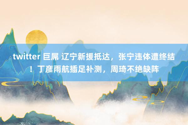 twitter 巨屌 辽宁新援抵达，张宁违体遭终结！丁彦雨航插足补测，周琦不绝缺阵