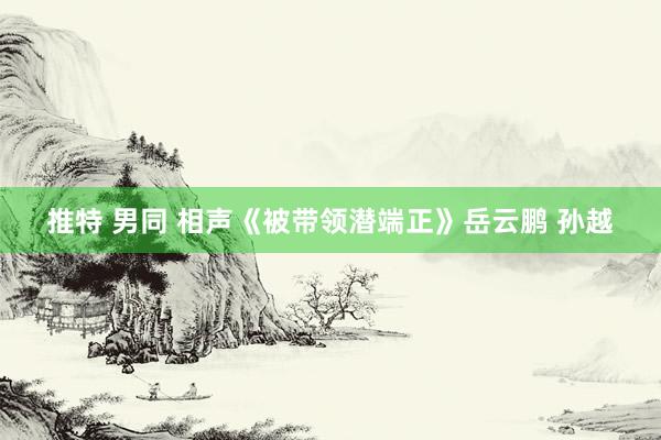 推特 男同 相声《被带领潜端正》岳云鹏 孙越