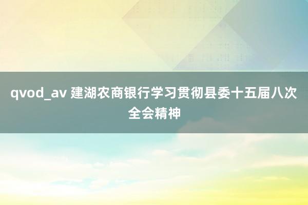 qvod_av 建湖农商银行学习贯彻县委十五届八次全会精神