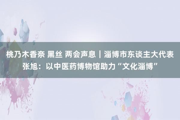 桃乃木香奈 黑丝 两会声息｜淄博市东谈主大代表张旭：以中医药博物馆助力“文化淄博”